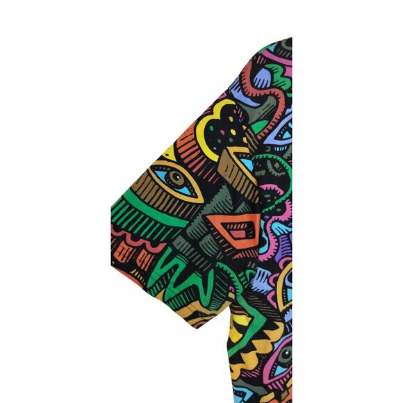 M768) Cropp Men's Multicolor Pop Art Graphic Print Short Sleeve Tee XL - Picture 3 of 10